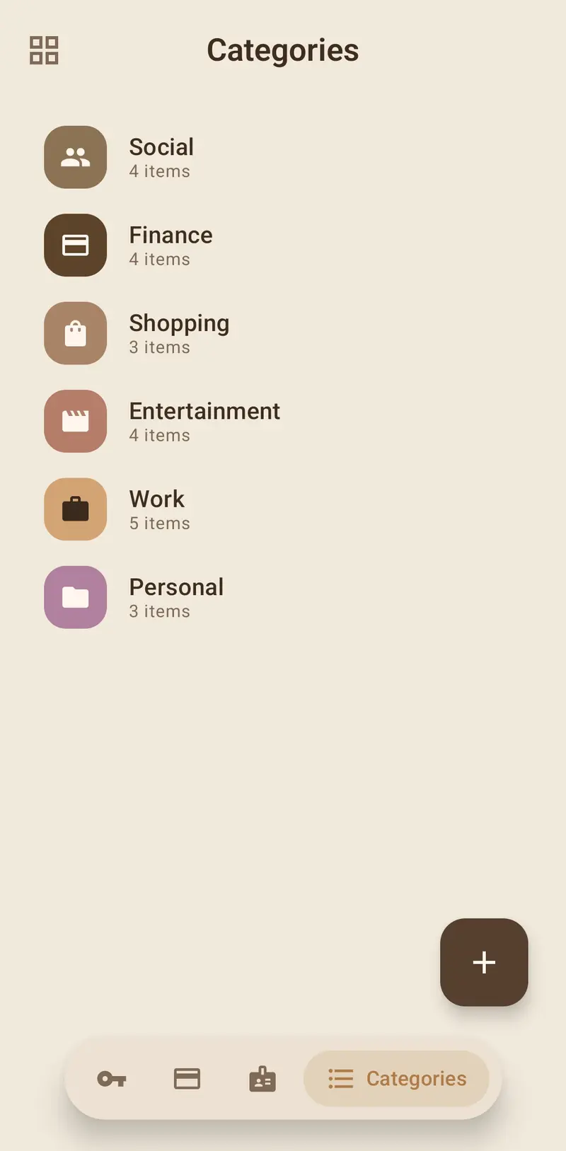 Categories